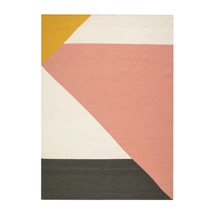 Stripes blocks kelim vloerkleed roze - 170 x 240 cm - NJRD
