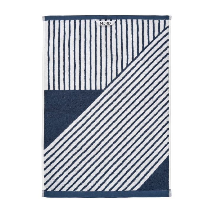 Stripes handdoek 50 x 70 cm, Blauw NJRD