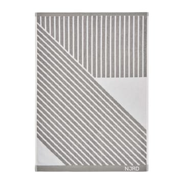 Stripes handdoek 50 x 70 cm - Grijs - NJRD