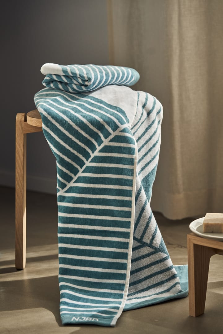 Stripes handdoek 50x70 cm Special Edition 2022 - Turquoise - NJRD