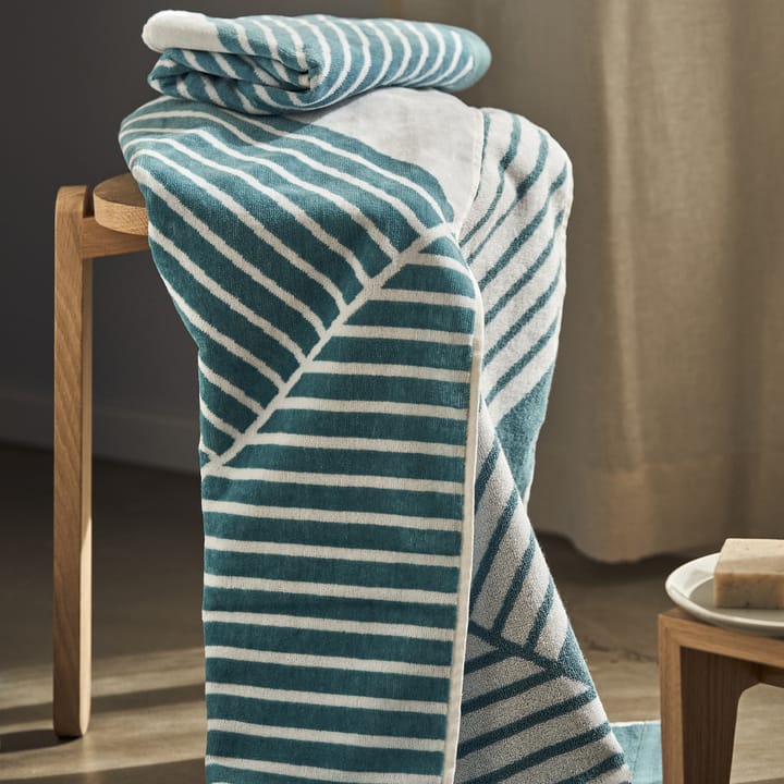 Stripes handdoek 70x140 cm Special Edition 2022, Turquoise NJRD