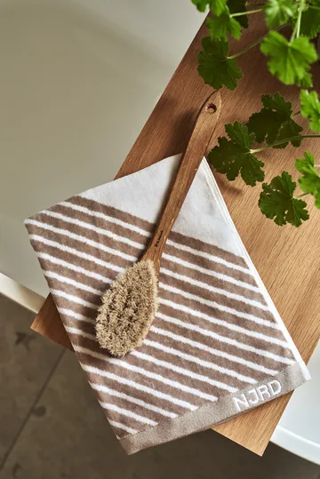 Stripes handdoekenset 4-delig - Beige - undefined - NJRD