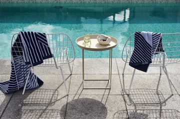 Stripes handdoekenset 4-delig - Blauw - NJRD