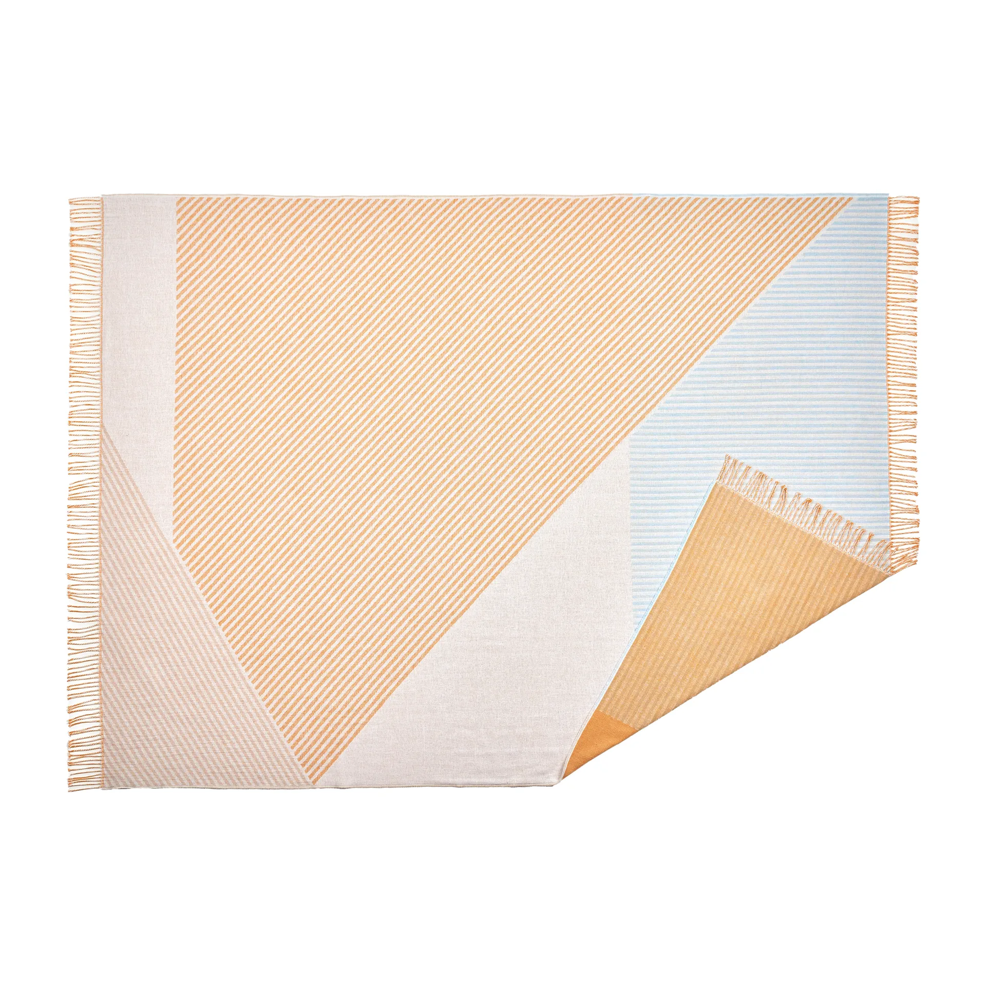 Stripes katoenen plaid, Geel NJRD