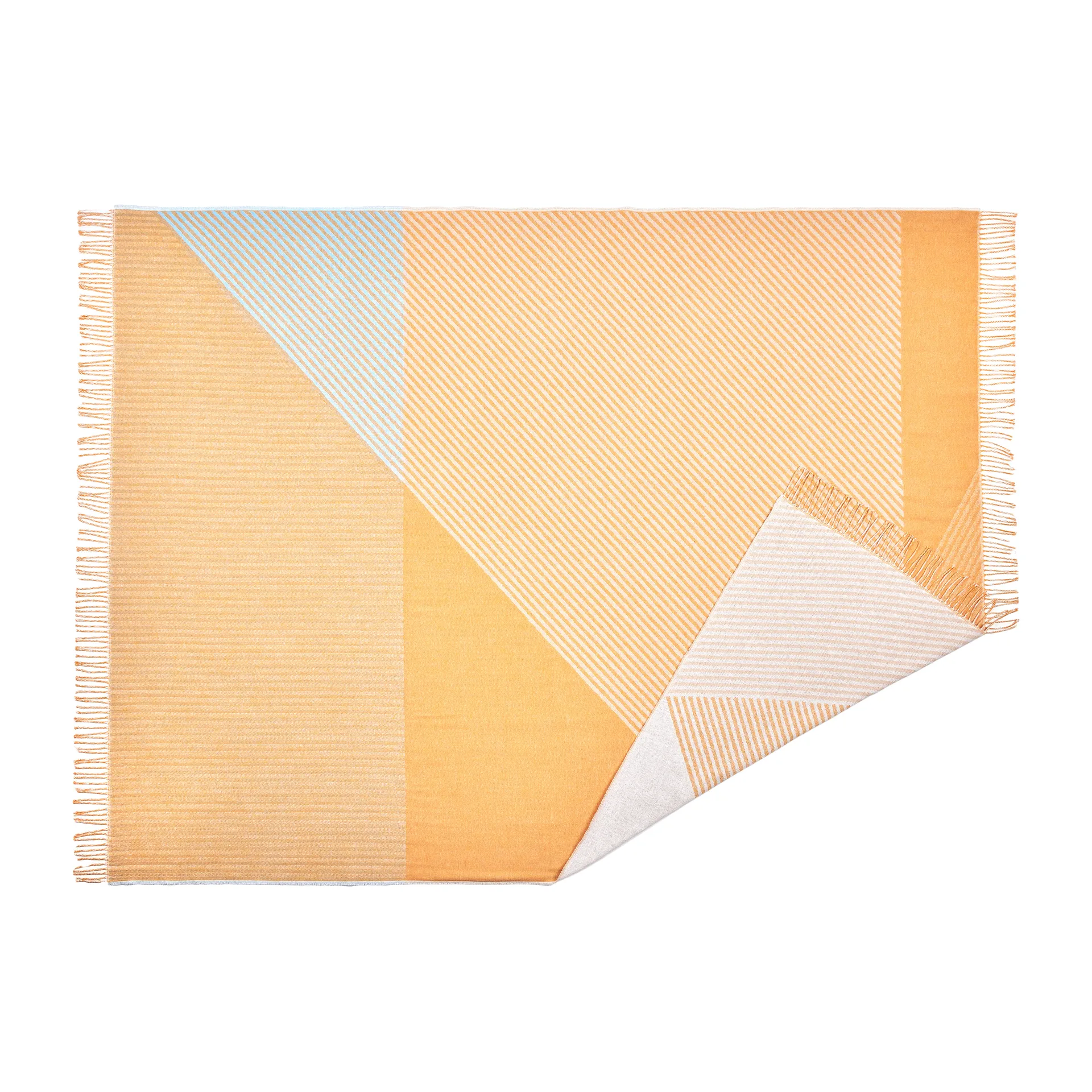 Stripes katoenen plaid, Geel NJRD