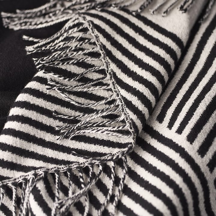 Stripes katoenen plaid, zwart NJRD