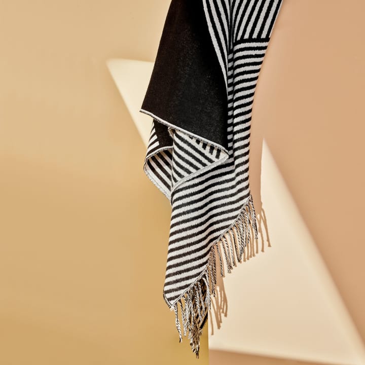Stripes katoenen plaid, zwart NJRD