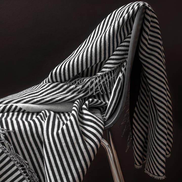 Stripes katoenen plaid, zwart NJRD