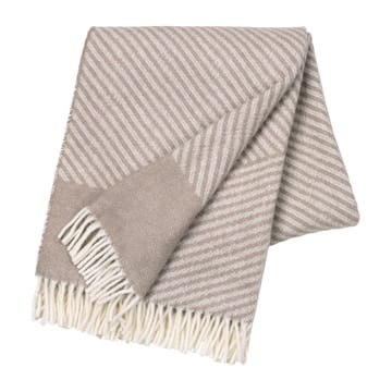 Stripes wollen plaid 130x185 cm - Beige - NJRD