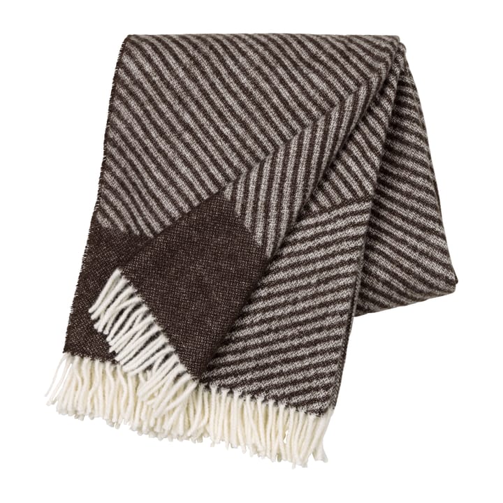 Stripes wollen plaid 130x185 cm, Bruin NJRD