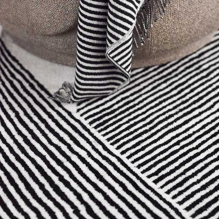 Stripes wollen vloerkleed naturel witte, 170 x 240 cm NJRD