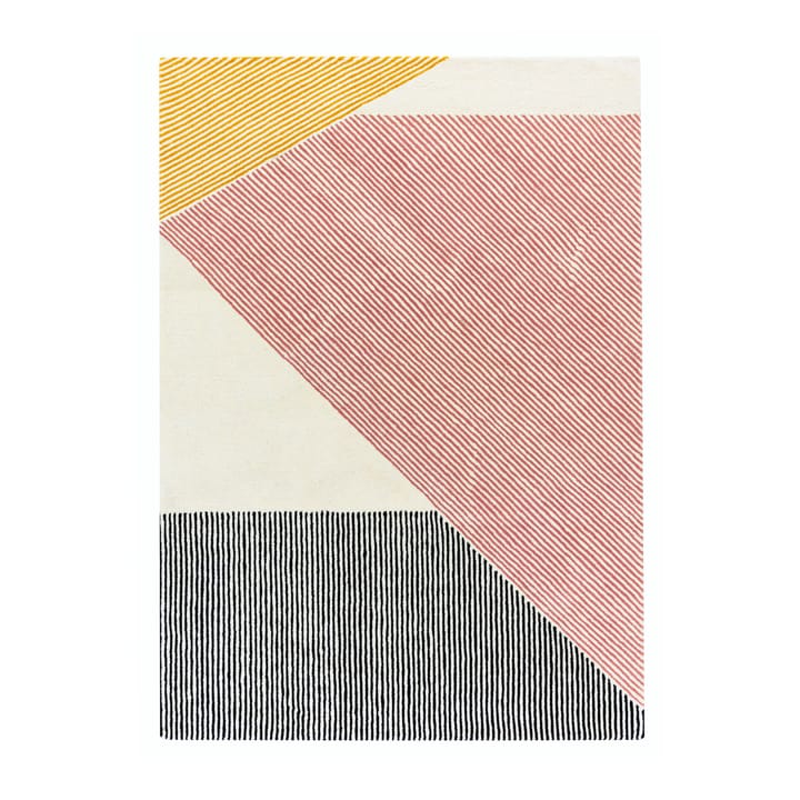 Stripes wollen vloerkleed roze - 170 x 240 cm - NJRD