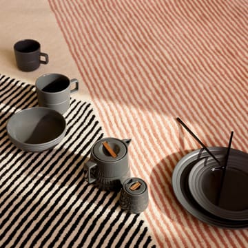 Stripes wollen vloerkleed roze - 170 x 240 cm - NJRD