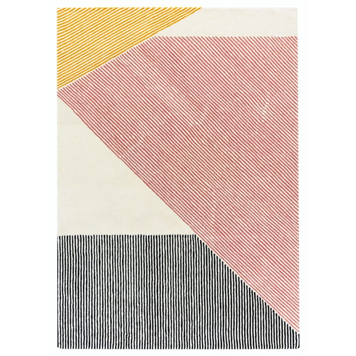 Stripes wollen vloerkleed roze - 200 x 300 cm - NJRD