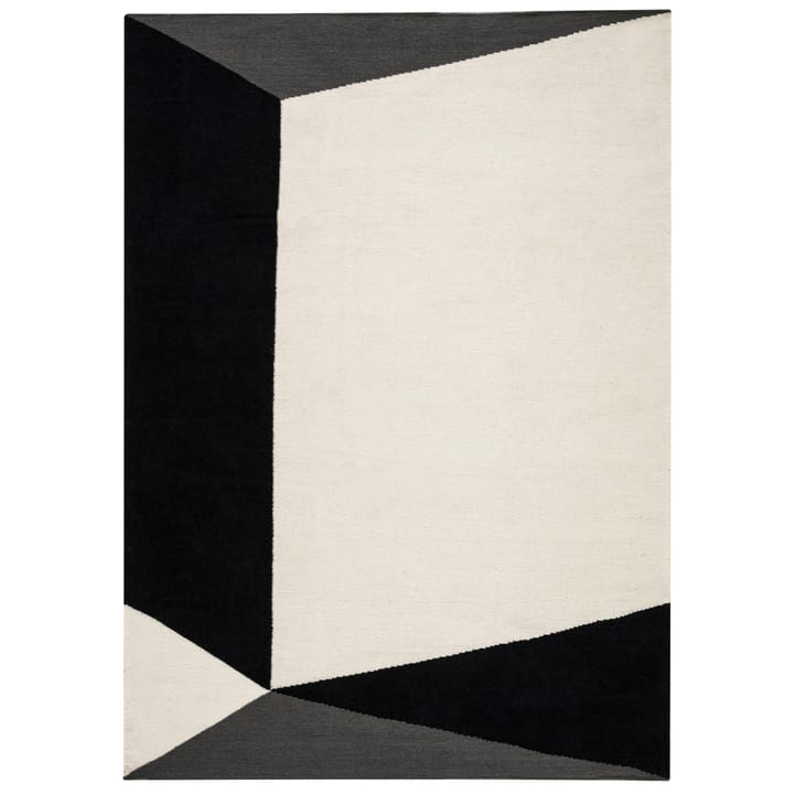 Triangles blocks kelim vloerkleed naturel witte - 200 x 300 cm - NJRD