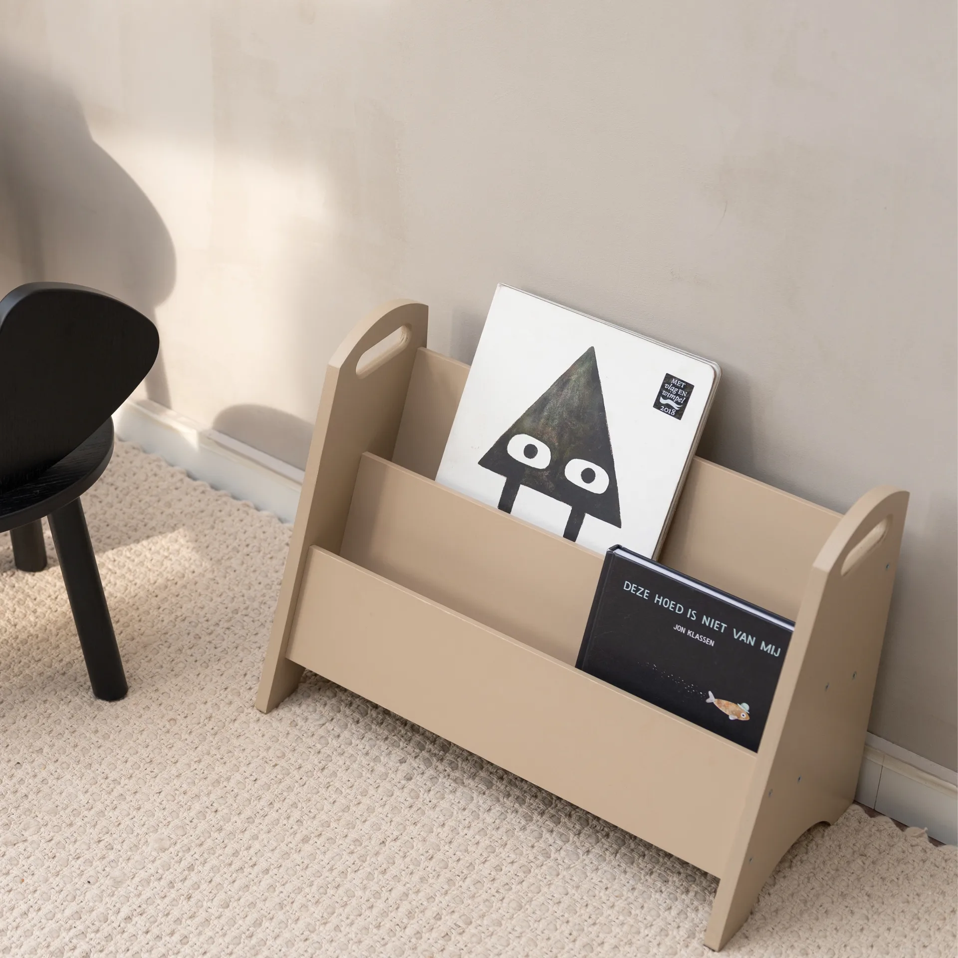 Book holder boekenplank voor kinderen, Beige Nofred