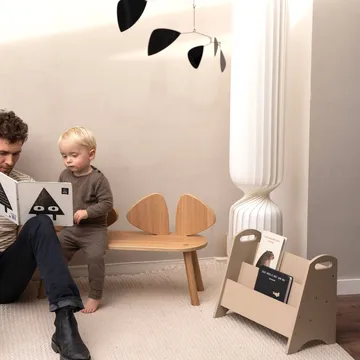 Book holder boekenplank voor kinderen - Beige - Nofred