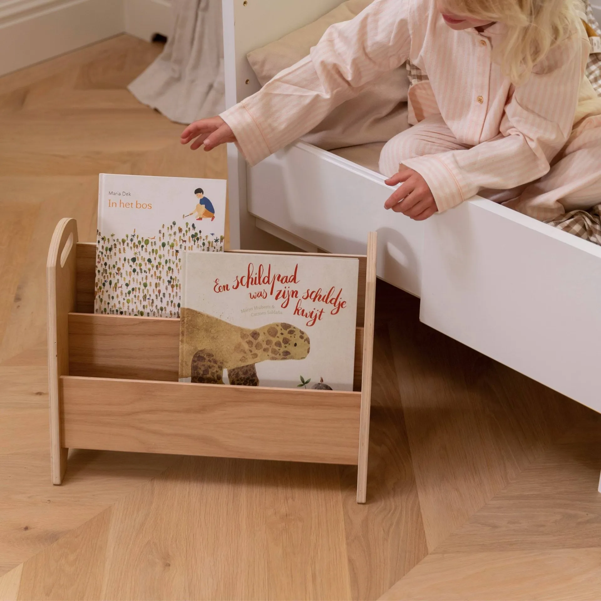 Book holder boekenplank voor kinderen, Eiken Nofred