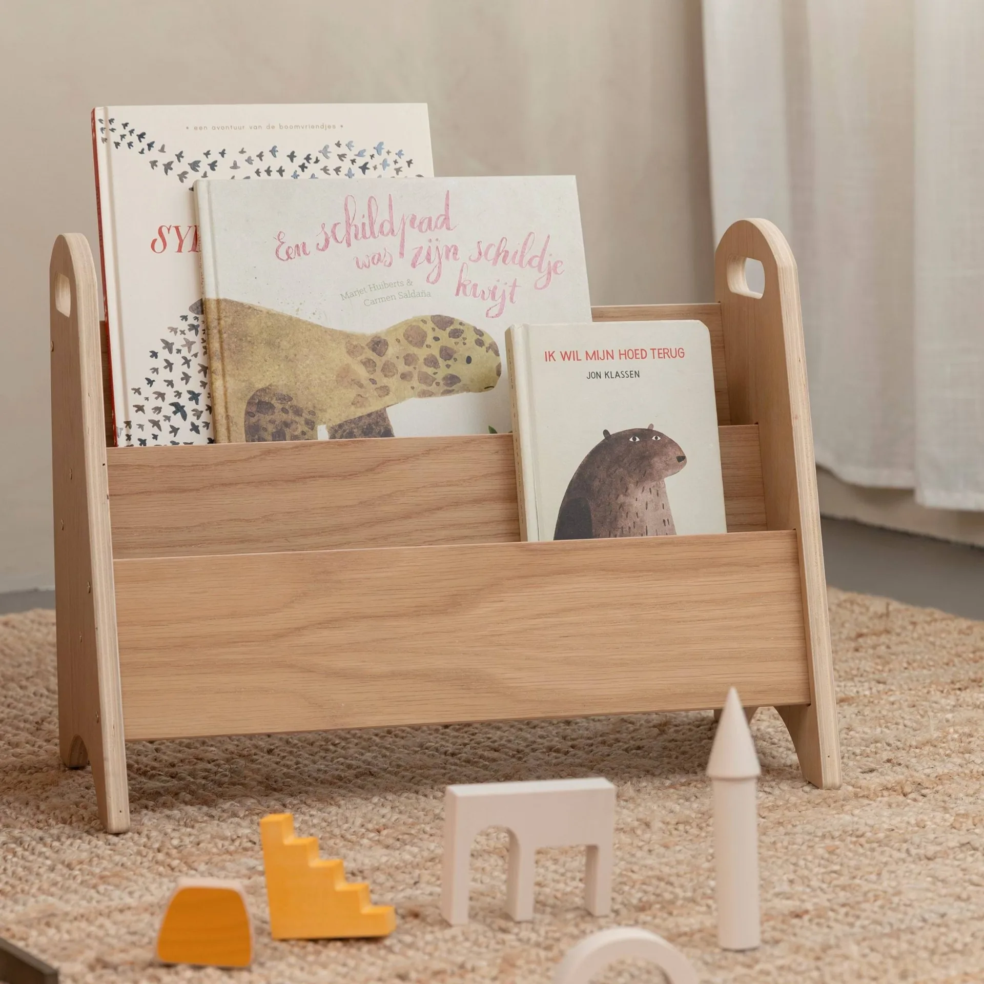 Book holder boekenplank voor kinderen, Eiken Nofred