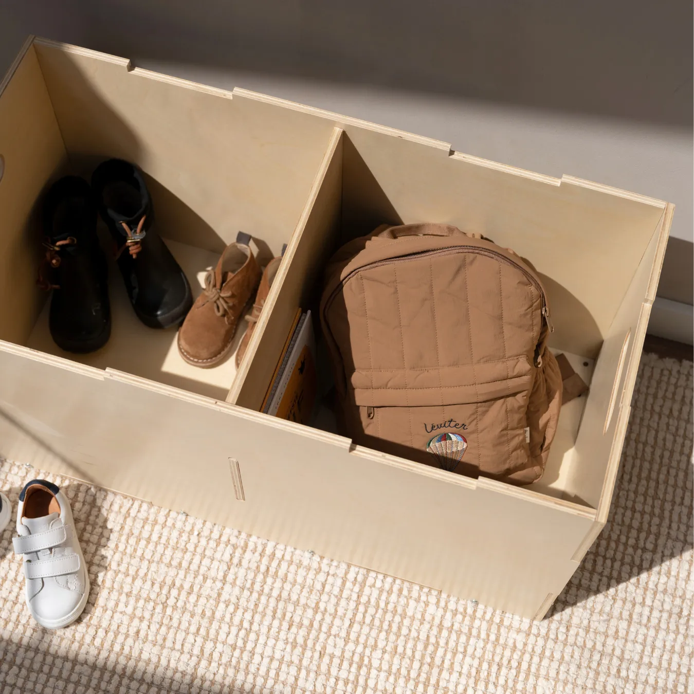 Cube Long opbergkist, Berken Nofred