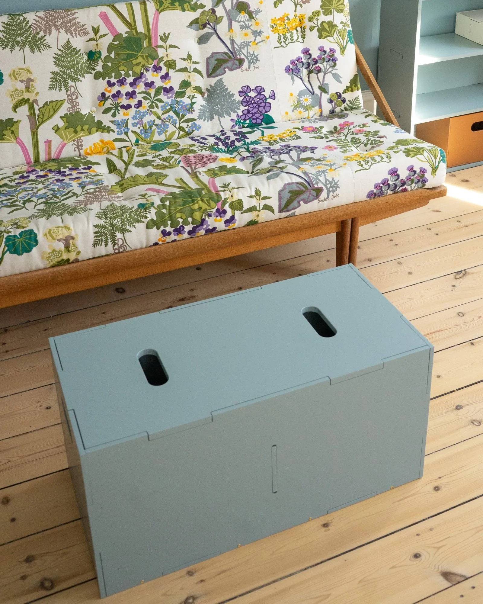 Cube Long opbergkist, Olijfgroen Nofred