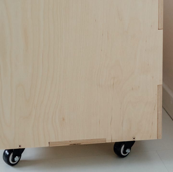 Cube Storage wielen voor opbergkist 4-pack, Zwart Nofred