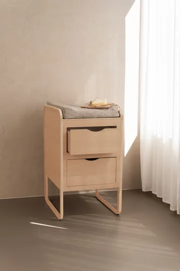 Form luiertafel 65,4x56x95 cm - Eiken - Nofred