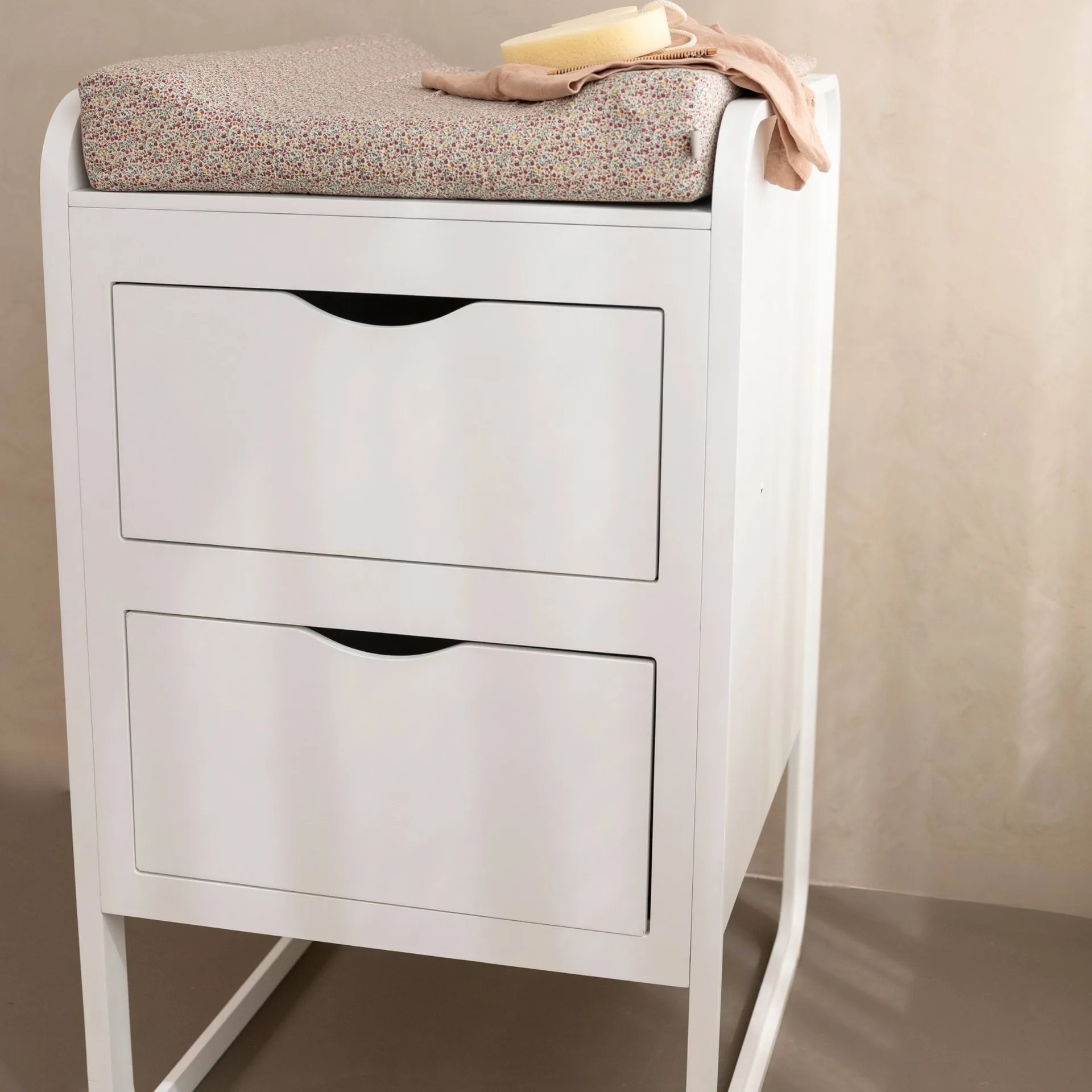 Form luiertafel 65,4x56x95 cm, Wit Nofred