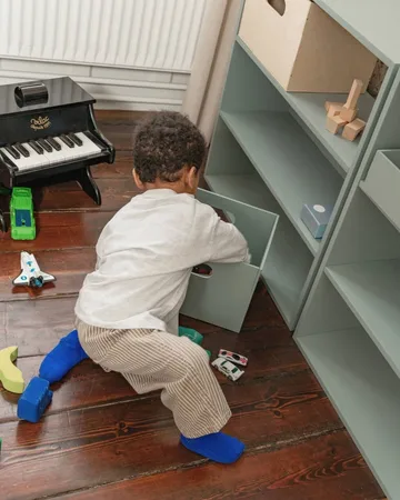 Kiddo Box opbergdoos - Olijfgroen - Nofred