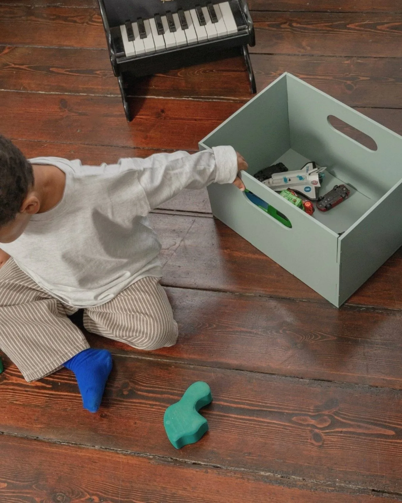 Kiddo Box opbergdoos, Olijfgroen Nofred