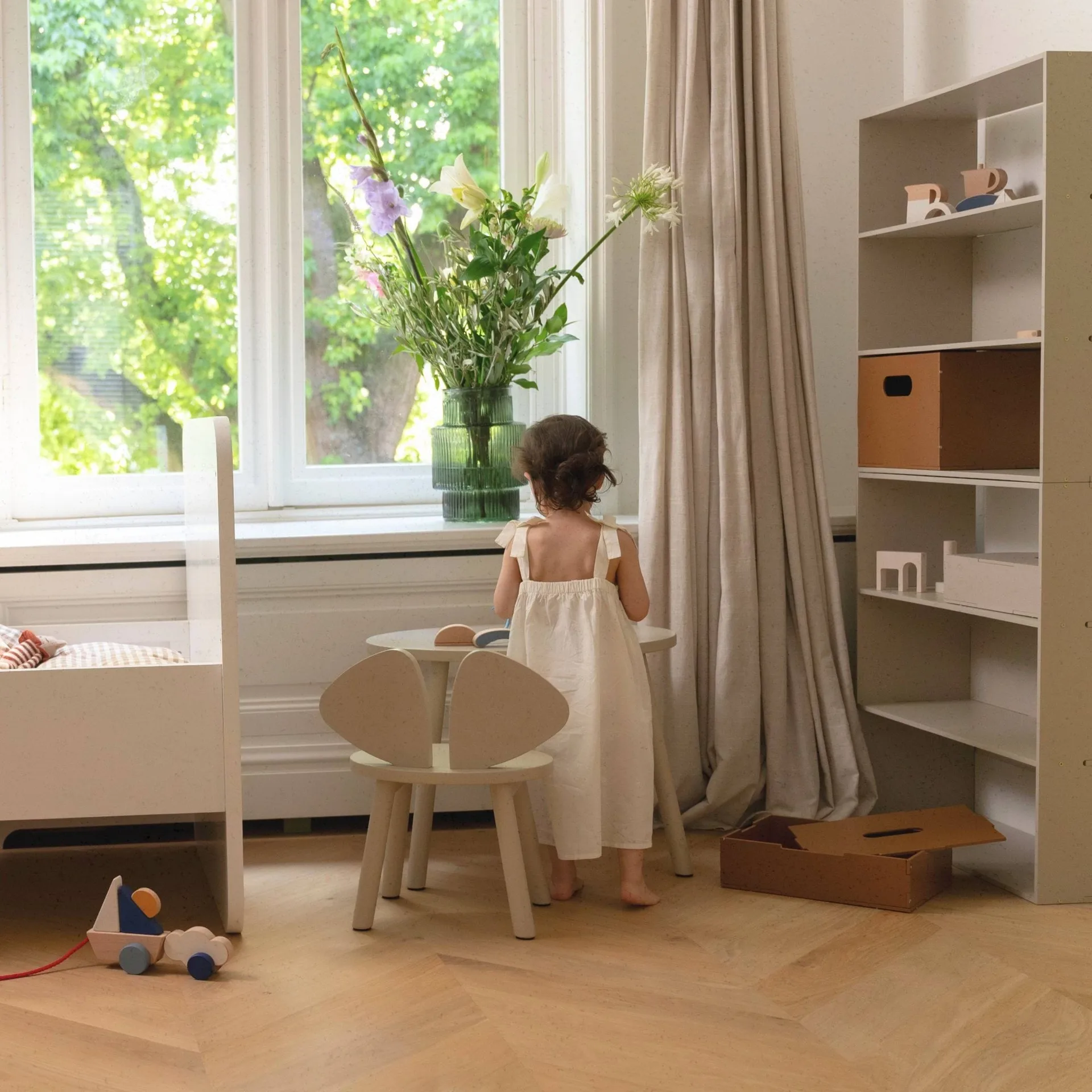 Kiddo Shelving kinderopbergschap, Beige Nofred