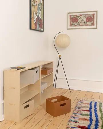 Kiddo Shelving kinderopbergschap - Berken - Nofred