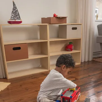 Kiddo Shelving kinderopbergschap - Berken - Nofred