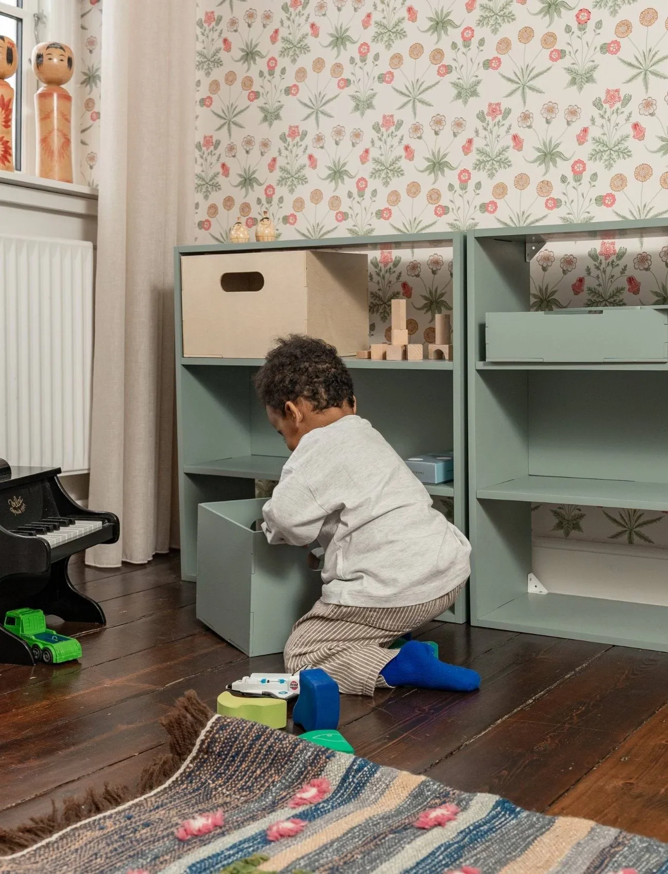 Kiddo Shelving kinderopbergschap, Olivengroen Nofred