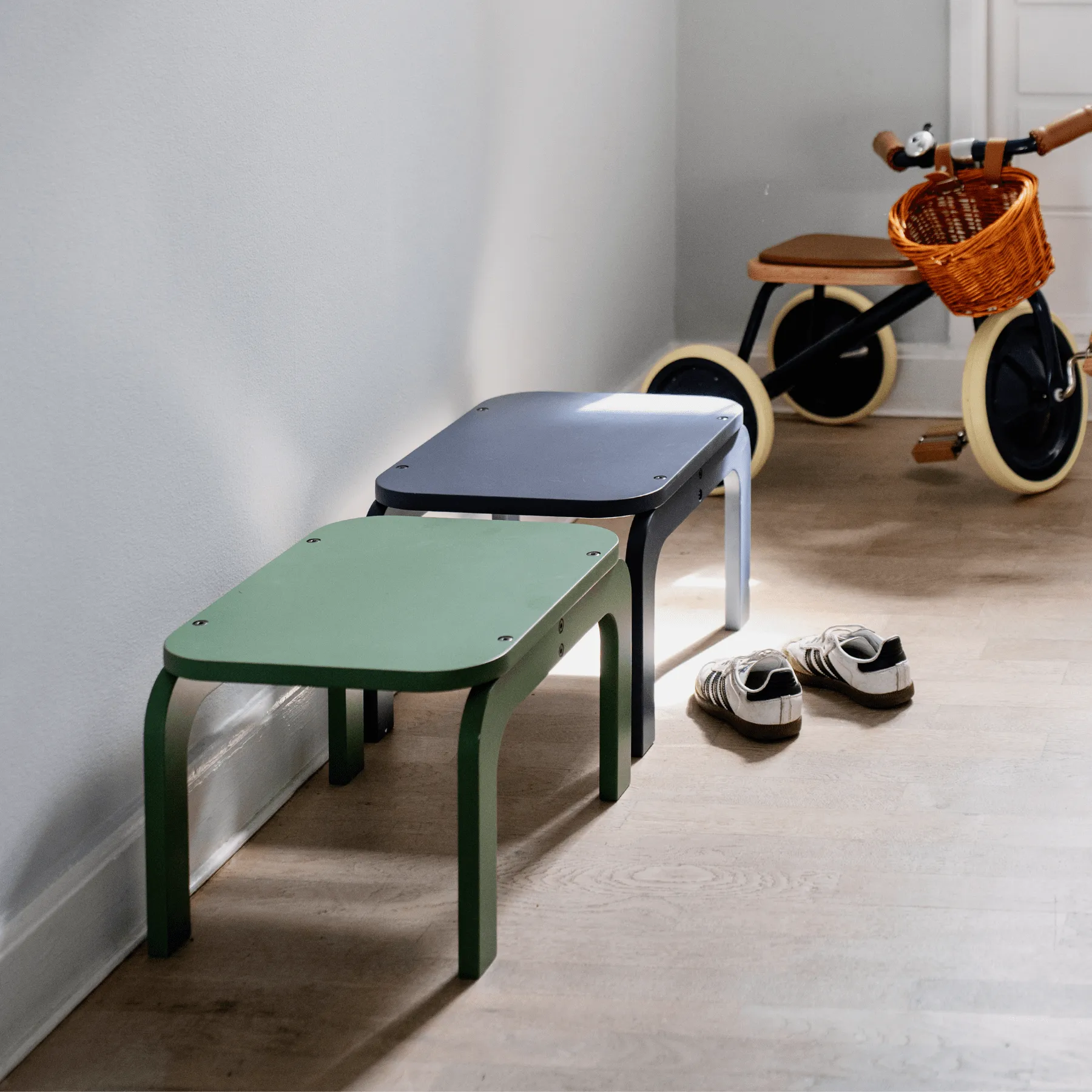 Kiddo Step Seat kruk, Blue Nofred