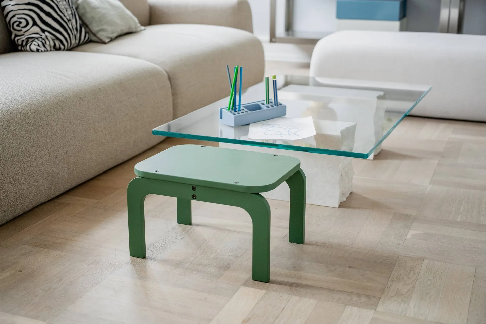 Kiddo Step Seat kruk, groen Nofred
