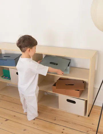 Kiddo Tool Box opbergdoos - Olijfgroen - Nofred