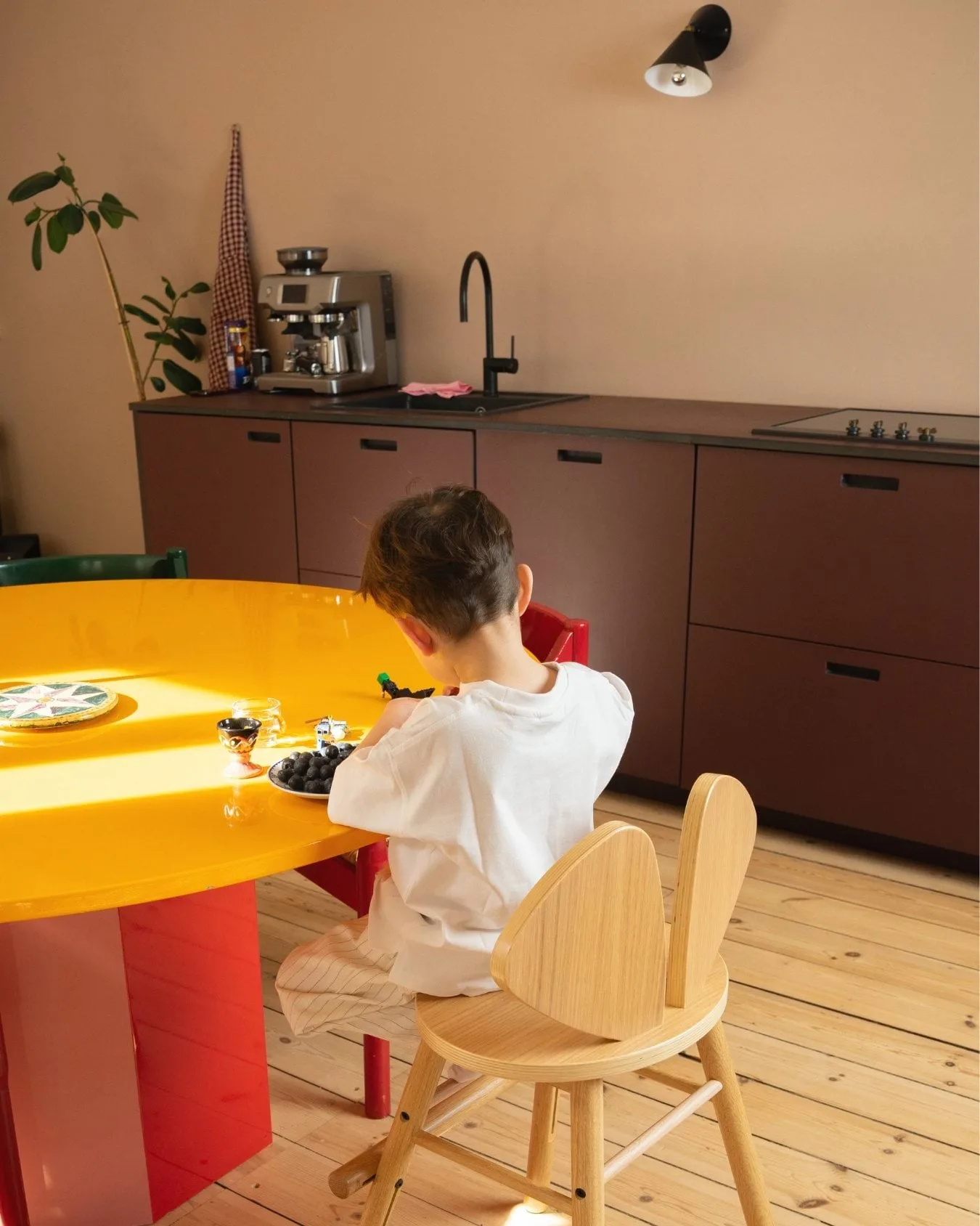 Mouse Chair Junior stoel, Eiken Nofred