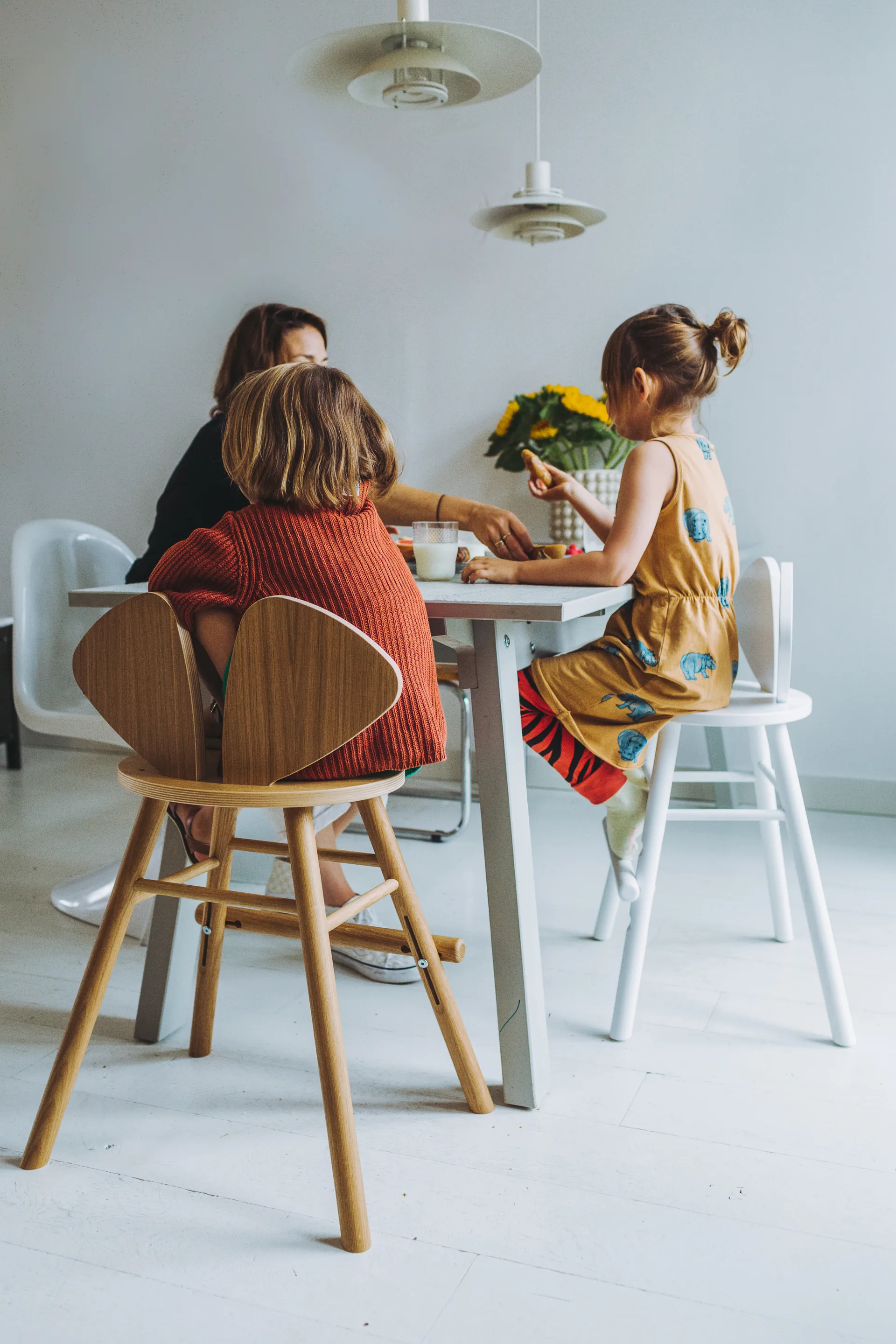 Mouse Chair Junior stoel, Wit Nofred