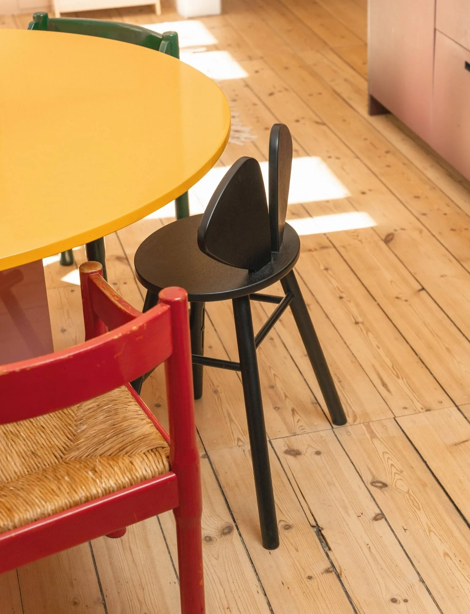 Mouse Chair Junior stoel, Zwart Nofred