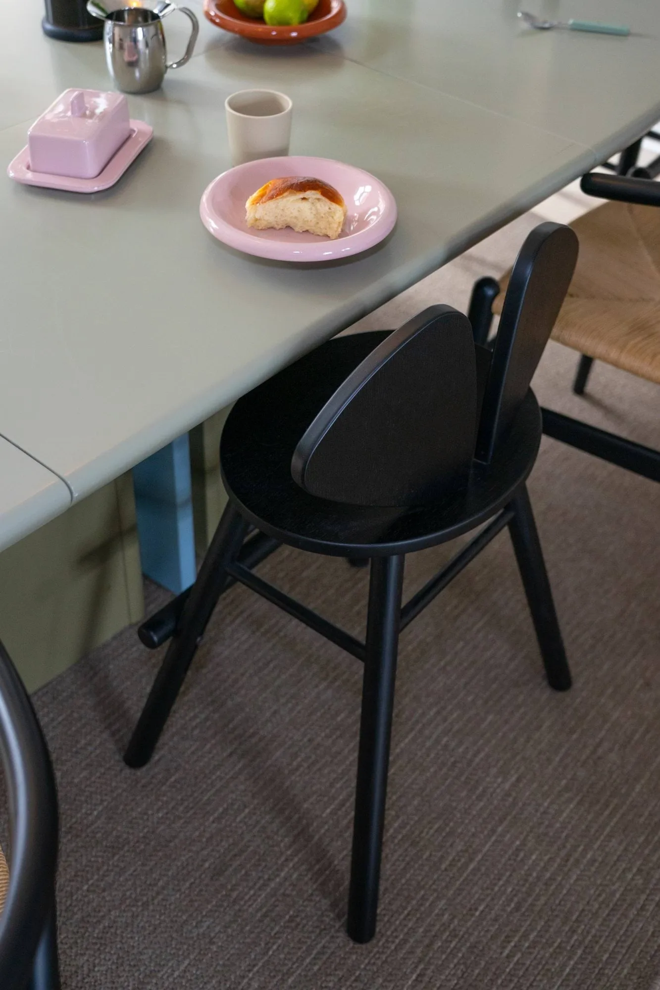 Mouse Chair Junior stoel, Zwart Nofred