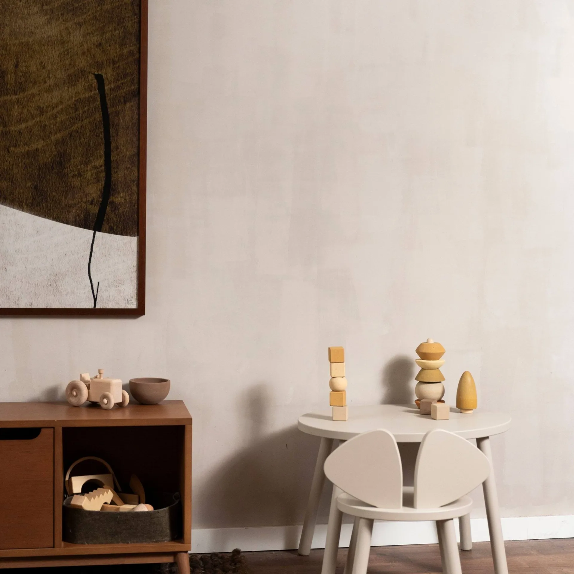Mouse Chair kinderstoel, Beige Nofred