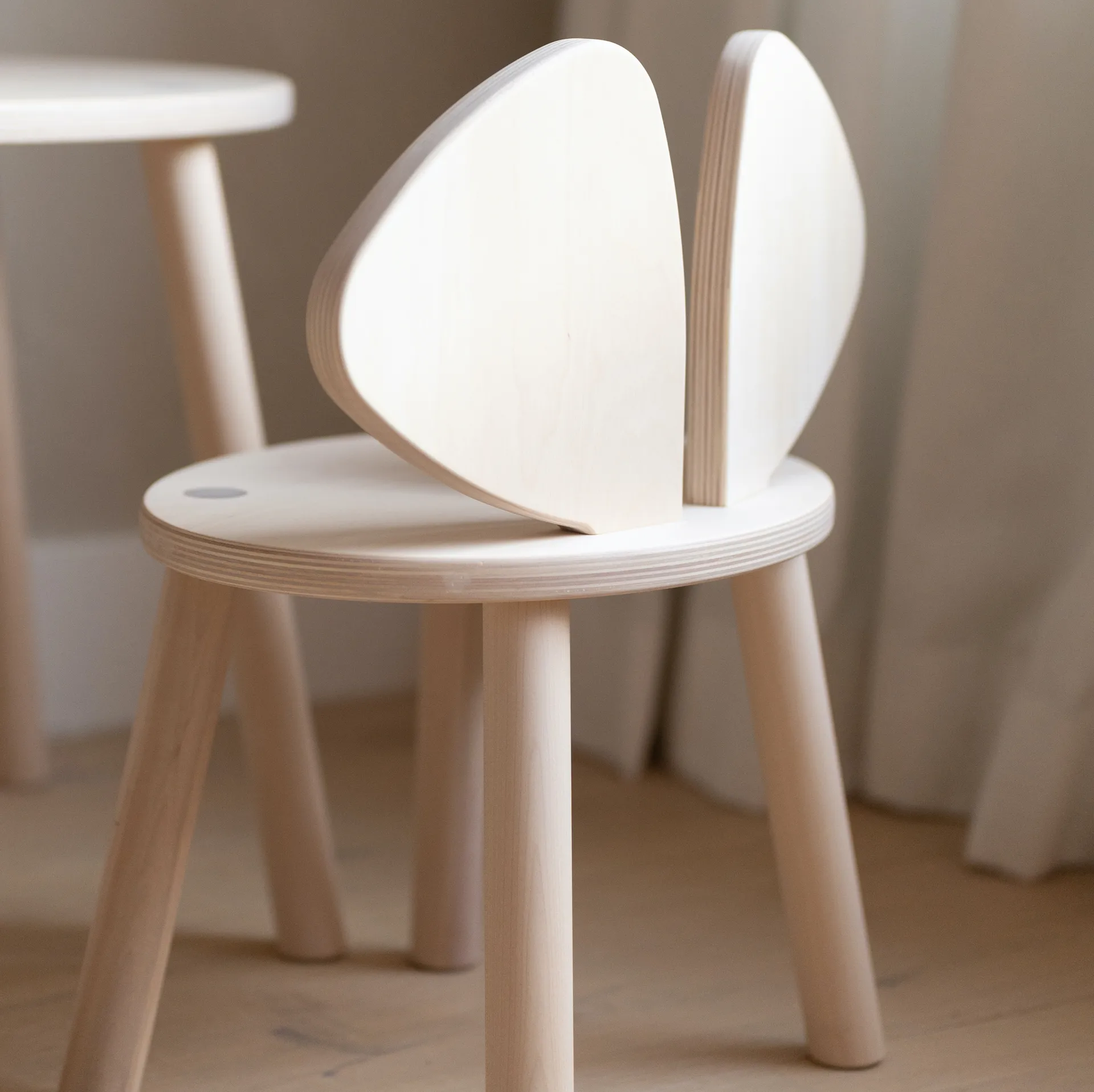 Mouse Chair kinderstoel, Berken Nofred