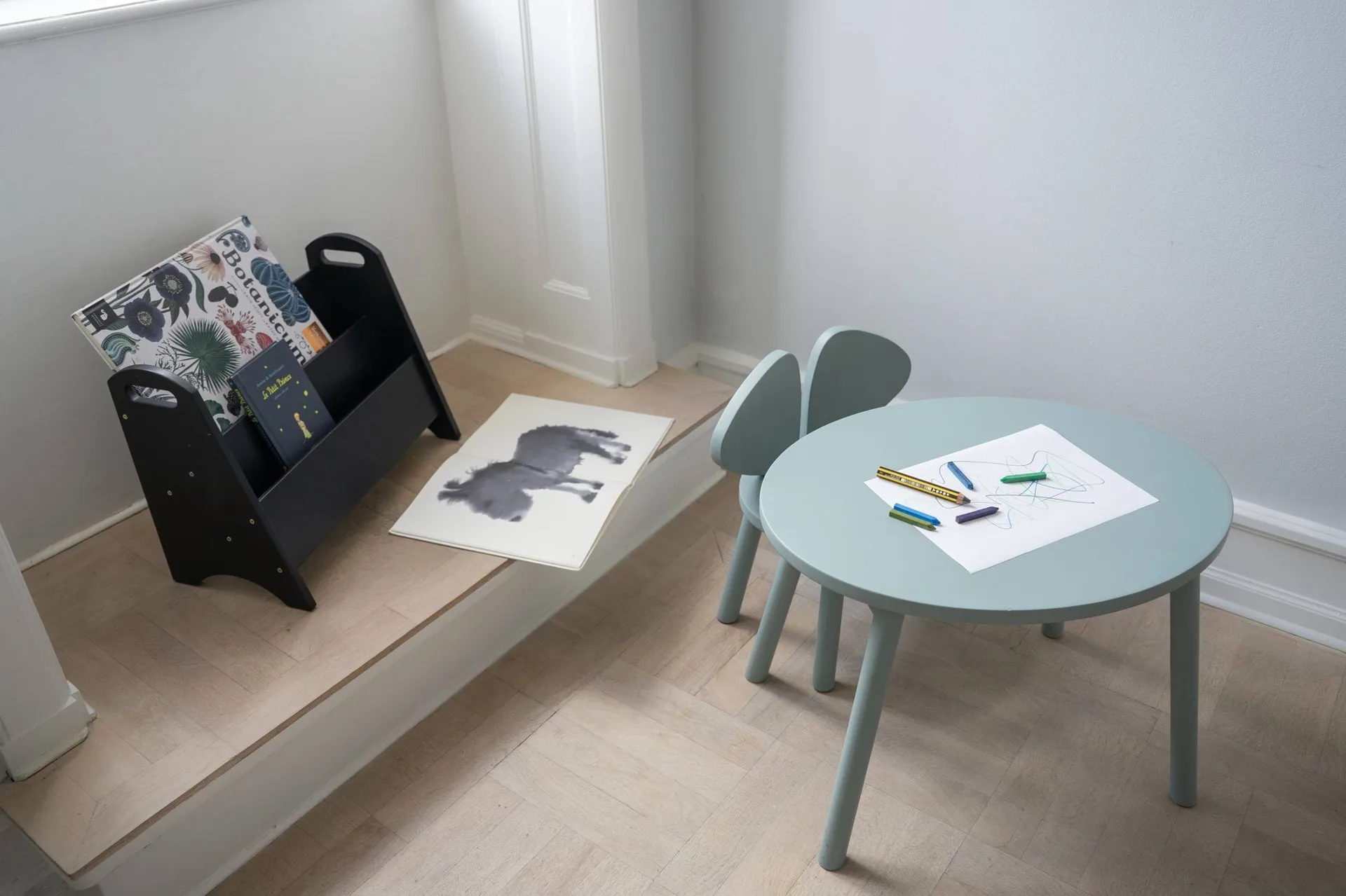 Mouse Chair kinderstoel, olijfgroen Nofred