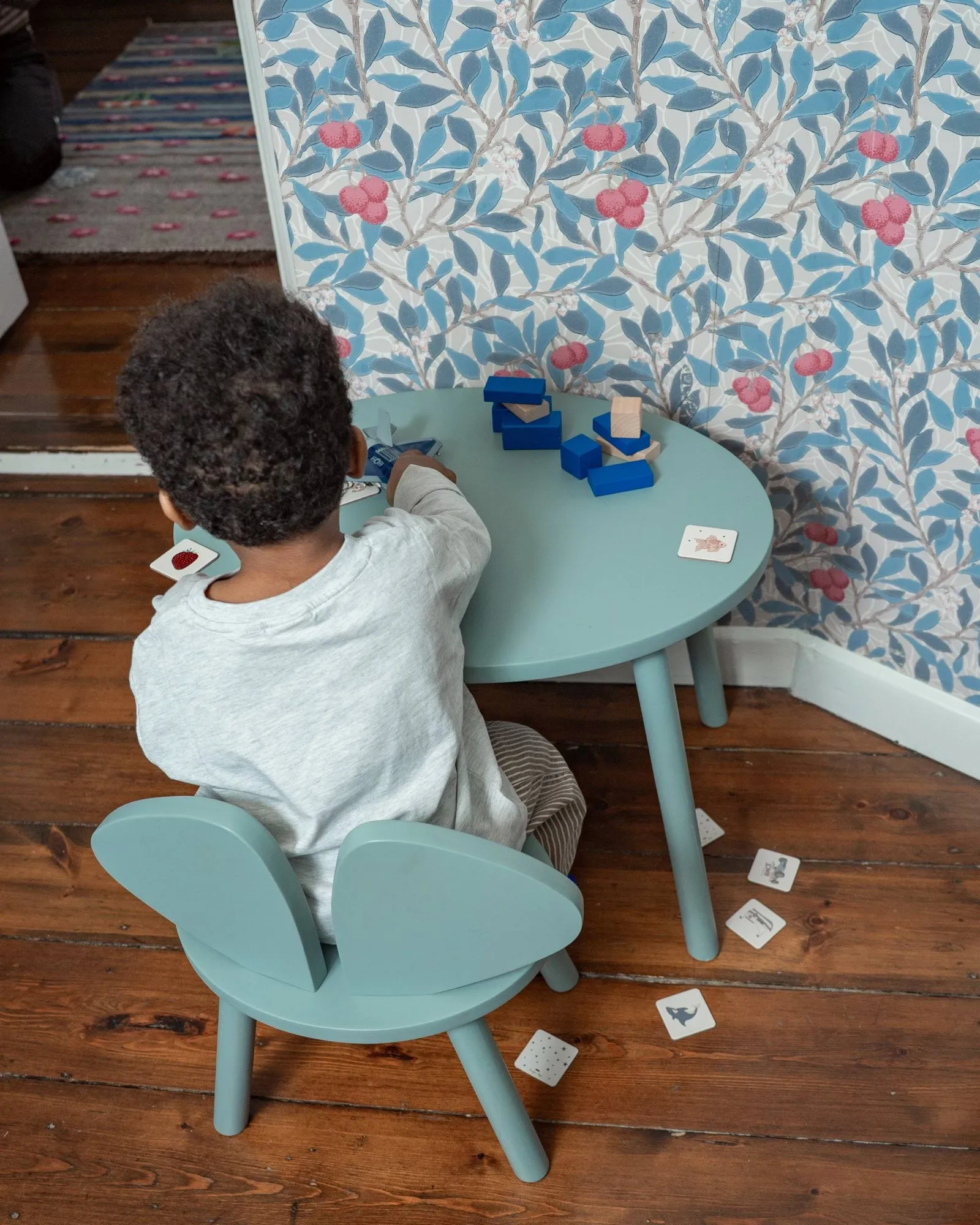 Mouse Chair kinderstoel, olijfgroen Nofred