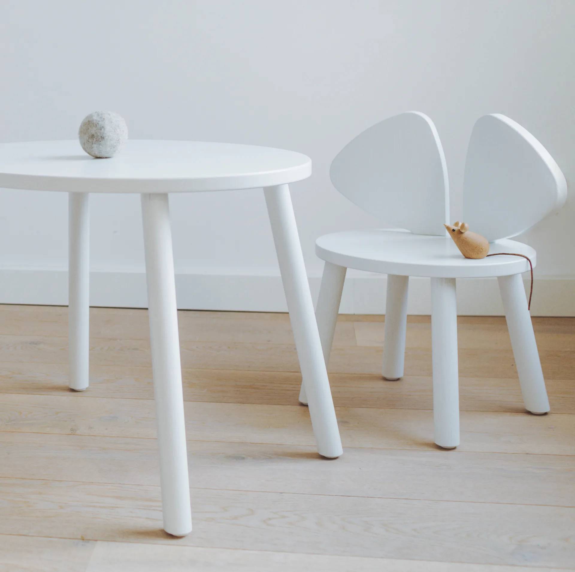 Mouse Chair kinderstoel, Wit Nofred