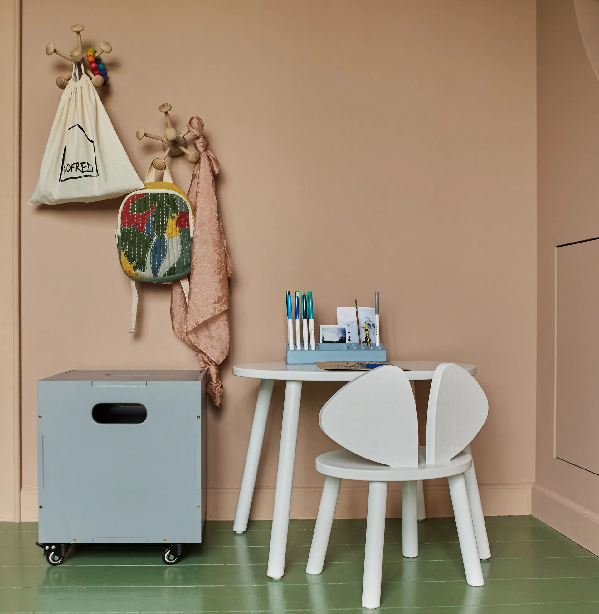 Mouse Chair kinderstoel, Wit Nofred