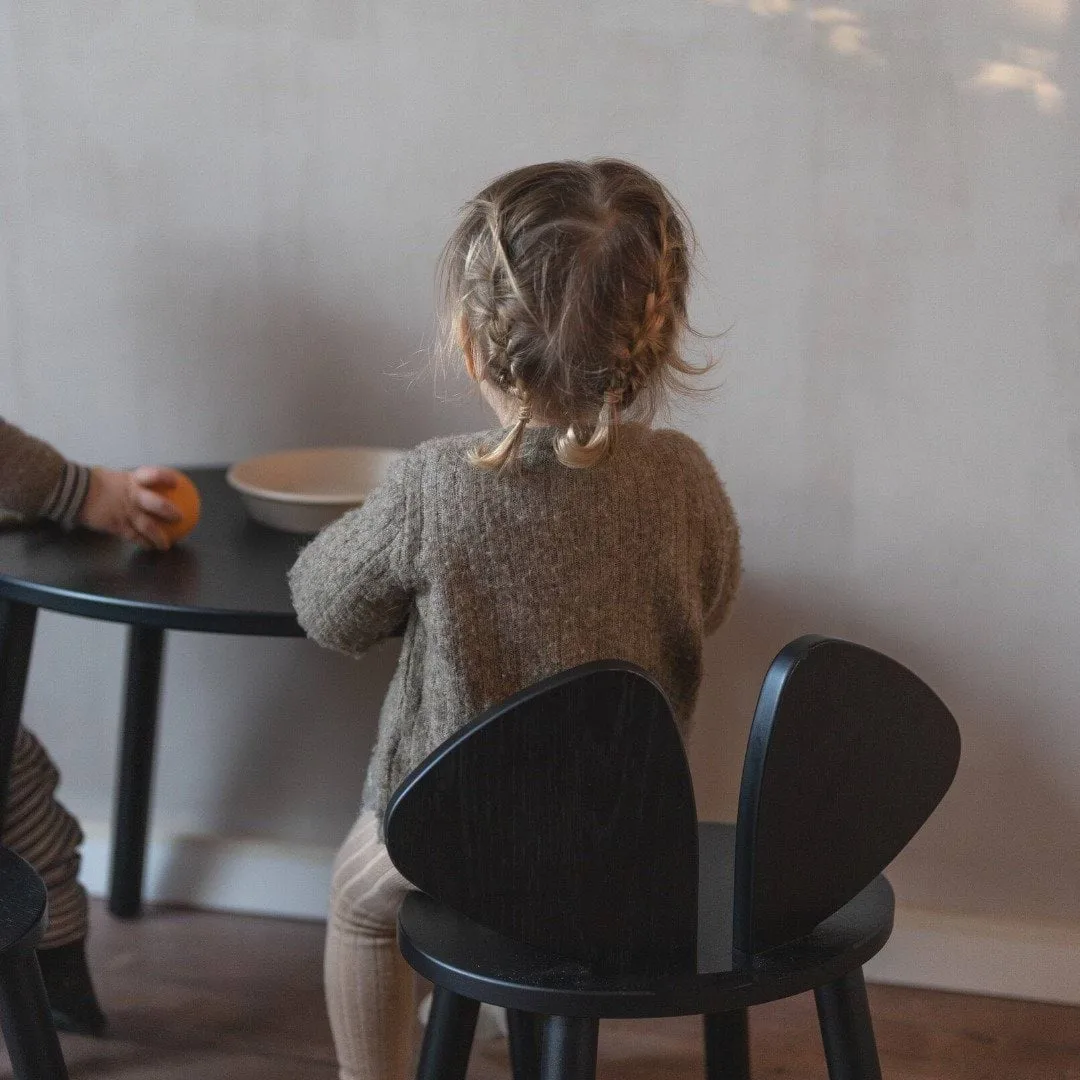 Mouse Chair kinderstoel, Zwart Nofred