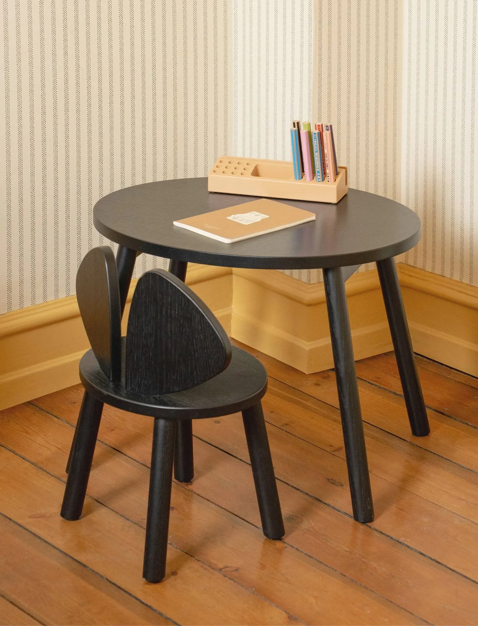 Mouse Chair kinderstoel, Zwart Nofred