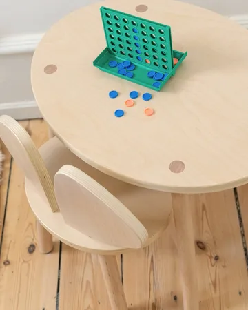 Mouse set kinderstoel + tafel - Berken - Nofred